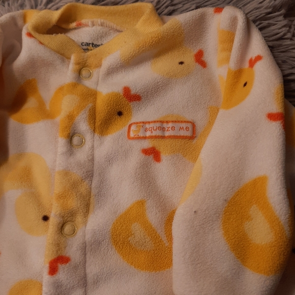 Footed Pajama's Unisex - set of two Size 6-9 Months - Picture 3 of 7